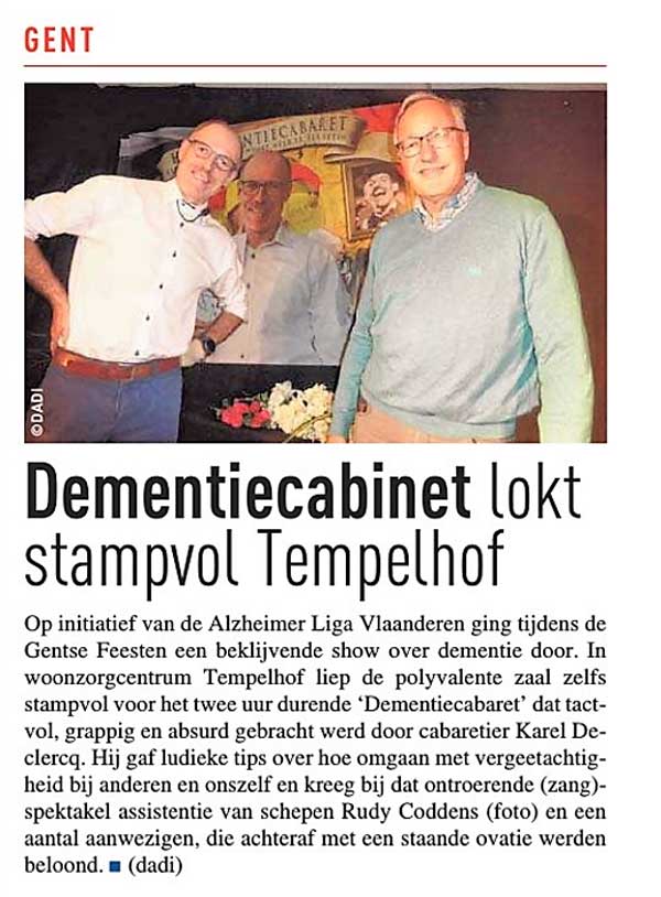 artikel: Dementiecabaret lokt stampvol Tempelhof